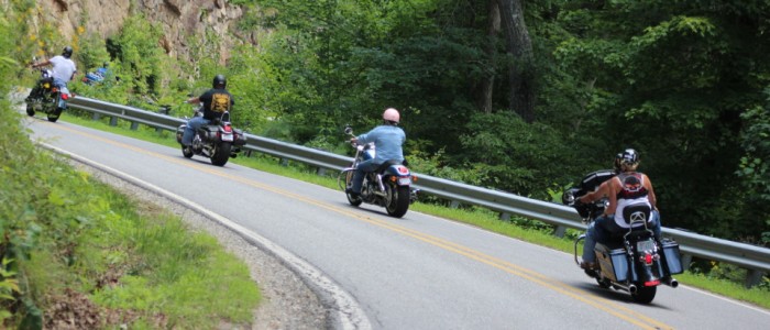 Motorcycles in Hot Springs